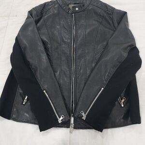 Maurices Black Jacket with Zipper Accents NWT